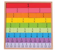 Bigjigs Toys Didactic Fractions Table