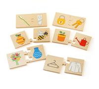 Bigjigs Toys Didactic Puzzle Qu'est-ce qui va ensemble ?