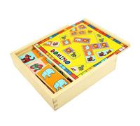 Bigjigs Toys Dominos en bois avec animaux