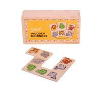 Bigjigs Toys Dominos en bois safari
