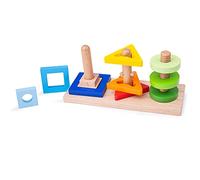 Bigjigs Toys Formes à Tourner et à Visser | Jouet Traditionnel | Jeu Éducatif | Cadeau Enfant | Jouet Bébé | Jouet Enfant