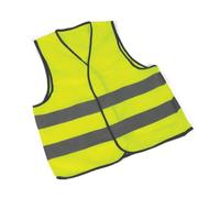 Bigjigs Toys Gilet haute visibilité jaune réfléchissant pour enfants de 7 à 9 ans