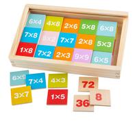 Bigjigs Toys Houten Times Table Box - Educatief speelgoed