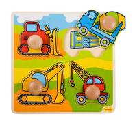 Bigjigs Toys Insérer des machines à construire des puzzles