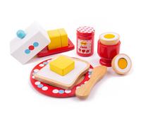 Bigjigs Toys Jouets en bois - Set de petit déjeuner
