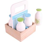 Bigjigs Toys Lait en bois dans une boîte portable