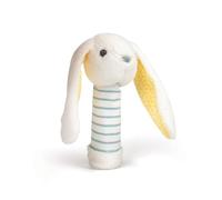 Bigjigs Toys Lapin en peluche à presser - Hochet en peluche pour enfants, jouets en peluche, cadeaux pour bébés et tout-petits, à partir de 12 mois