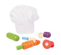 Bigjigs Toys - Légumes en bois à trancher avec bouchon