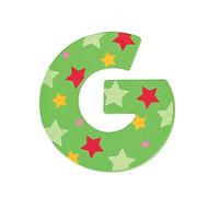 Bigjigs Toys Lettre à étoiles G (Vert)