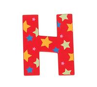 Bigjigs Toys Lettre à étoiles H (Rouge)