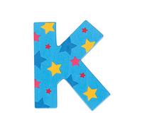 Bigjigs Toys Lettre à étoiles K (Bleu)