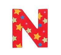 Bigjigs Toys Lettre à étoiles N (Rouge)