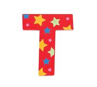 Bigjigs Toys Lettre à étoiles T (Rouge)