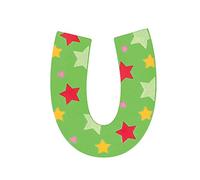 Bigjigs Toys Lettre à étoiles U (Vert)