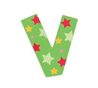 Bigjigs Toys Lettre à étoiles V (Vert)