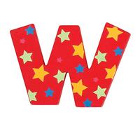 Bigjigs Toys Lettre à étoiles W (Rouge)