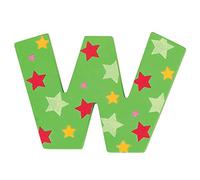Bigjigs Toys Lettre à étoiles W (Vert)