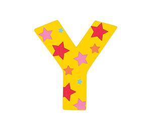 Bigjigs Toys Lettre à étoiles Y (Jaune)