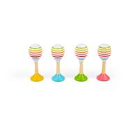 Bigjigs Toys Maracas Junior en bois - Instruments de musique pour enfants
