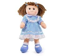 Bigjigs Toys Poupée 38cm Amelia | Jouet Enfant | Jeu Traditionnel Enfant | Nounours | Jouet Enfant | Cadeau Enfant | Jouet pour Fille