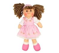 Bigjigs Toys Poupée en tissu Rose 28 cm