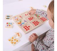 Bigjigs Toys Puzzle à compter en images