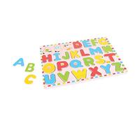 Bigjigs Toys Puzzle à encastrer Alphabet Majuscule