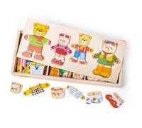 Bigjigs Toys Puzzle à habiller de la famille Bear