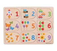 Bigjigs Toys Puzzle association image et chiffre G