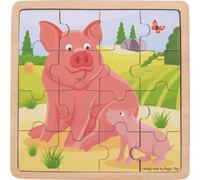 Bigjigs Toys puzzle - Cochon avec cochon