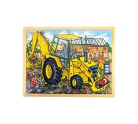 Bigjigs Toys Puzzle en bois Digger 24 pièces