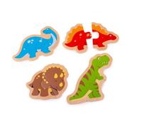 Bigjigs Toys Puzzle en bois Dinosaures