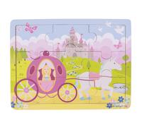 Bigjigs Toys Puzzle en bois Princesse avec carrosse