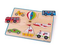 Bigjigs Toys Puzzle Insérable Véhicules
