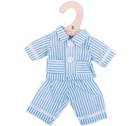 Bigjigs Toys Pyjama bleu pour poupée 28 cm