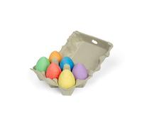 Bigjigs Toys Rainbow Color Chalk Oeufs (Ensemble de 6)