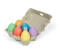 Bigjigs Toys Rainbow Color Chalk Oeufs (Ensemble de 6)