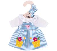 Bigjigs Toys Robe à Rayures Bleues (pour Une poupée de 28 cm)