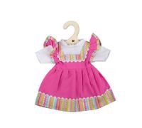 Bigjigs Toys Robe rose à rayures pour poupée 34 cm