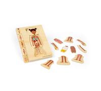 Bigjigs Toys Rompecabezas de anatomía femenina - Juego de rompecabezas de cuerpo