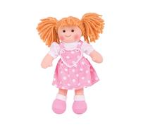 BIGJIGS Ruby - Poupée en Tissu 28 CM, de Chiffon Pour , Neuf & Adorable, BJD020