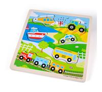 Bigjigs Toys Scie sauteuse avec son Transport