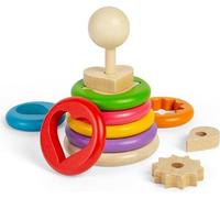 Bigjigs Toys Secret Shape Stacker (empileur de formes)