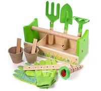 Bigjigs Toys Set de jardinage dans une caisse