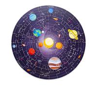 Bigjigs Toys Space Explorer Solar System Puzzle - 50 Piece Wooden Floor Puzzle f