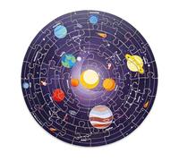 Bigjigs Toys – Puzzle de plancher en bois Space Explorer Solar System – 50 pièces – Dès 2 ans