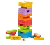 Bigjigs Toys Tour à Empiler | Jouet pour Enfant | Cadeau Enfant | Joeut Traditionnel | Apprendre en Jouant