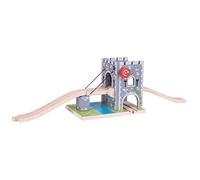 Bigjigs Toys Wooden Drawbridge - Other Major Wood Rail Brands Are Compatible
