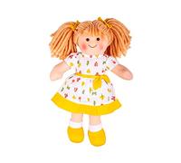 Bigjigs Toys Zoe 25cm Poupée de Chiffon Doux