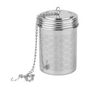 BigKego Infuseur à thé en vrac en acier inoxydable - Filtre à thé à mailles fines - Boule à thé - Passoire à épices - Avec chaîne pour théières, tasses, bouteilles de thé - Cuisine